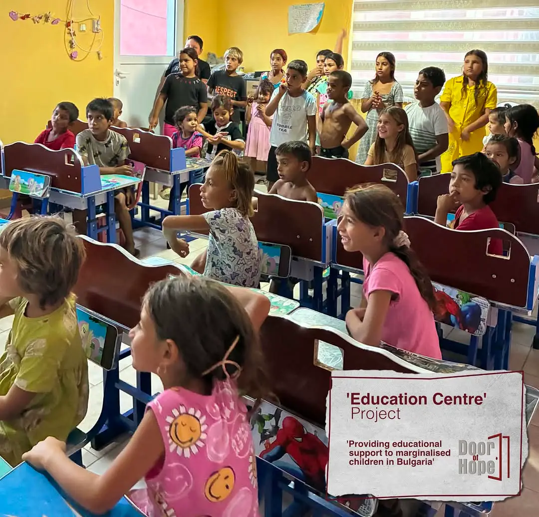 At our education centre in Bulgaria, the kids have just had their lunch, prov...